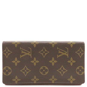 ルイヴィトン LOUIS VUITTON ポルトカルトクレディ M60825  モノグラム モノグラムキャンバス 二つ折り財布 茶 札入れ カード入れ