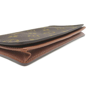 ルイヴィトン LOUIS VUITTON ポルトカルトクレディ M60825  モノグラム モノグラムキャンバス 二つ折り財布 茶 札入れ カード入れ