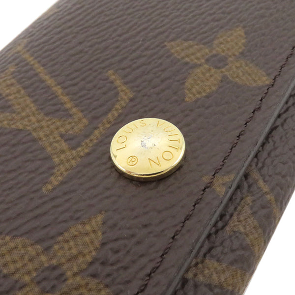 ルイヴィトン LOUIS VUITTON キーケース ミュルティクレ 4 M69517 モノグラム モノグラムキャンバス キーケース ゴールド金具 茶 鍵入れ