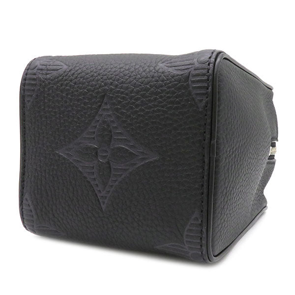 ルイヴィトン LOUIS VUITTON ヴァヴァン NV M57292 ブラック トリヨンシャドウレザー ハンドバッグ シルバー金具 黒  ジャイアント モノグラム