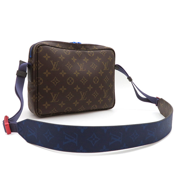 ルイヴィトン LOUIS VUITTON メッセンジャー PM M43843 モノグラム モノグラムキャンバス ショルダーバッグ パシフィック  メタリックブルー金具