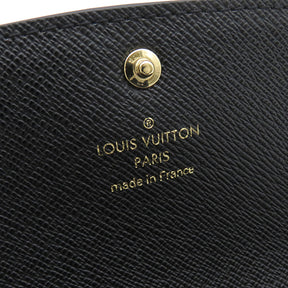 ルイヴィトン LOUIS VUITTON ポルトフォイユ エミリー M82157 ブラウン モノグラムキャンバス モノグラムリバースキャンバス 長財布 ゴールド金具 茶 フラップ