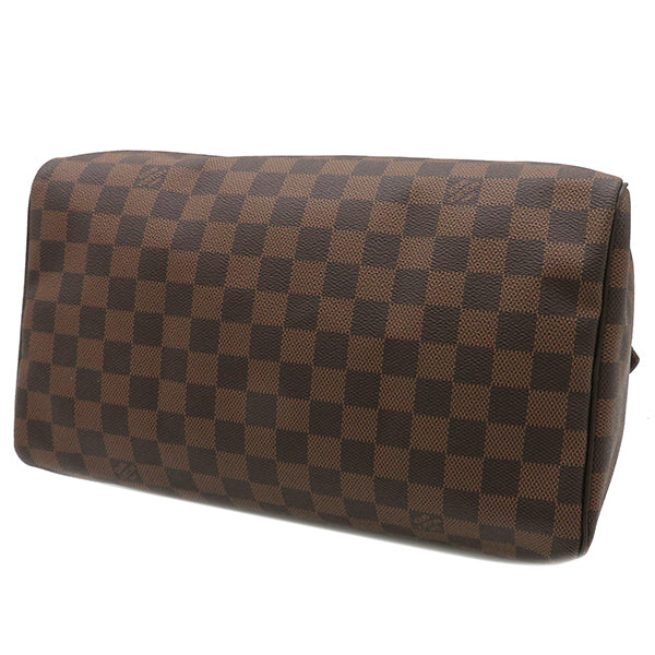 ルイヴィトン LOUIS VUITTON スピーディ30 N41364 ダミエエベヌ ダミエキャンバス 2WAYバッグ ゴールド金具 茶 シ