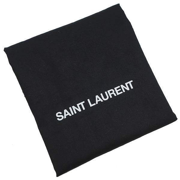 イヴ・サンローラン Yves Saint Laurent リヴゴーシュ チェック 632539 レッド×ブラック ウール レザー トートバッグ シルバー金具 赤 黒