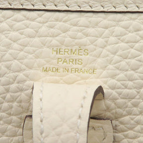 エルメス HERMES エヴリンTPM アマゾン ナタ トリヨンクレマンス ショルダーバッグ ゴールド金具 新品未使用 白