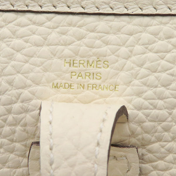 エルメス HERMES エヴリンTPM アマゾン ナタ トリヨンクレマンス ショルダーバッグ ゴールド金具 新品未使用 白