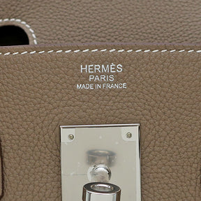 エルメス HERMES バーキン30 エトゥープ トゴ ハンドバッグ シルバー金具 グレージュ 新品 未使用