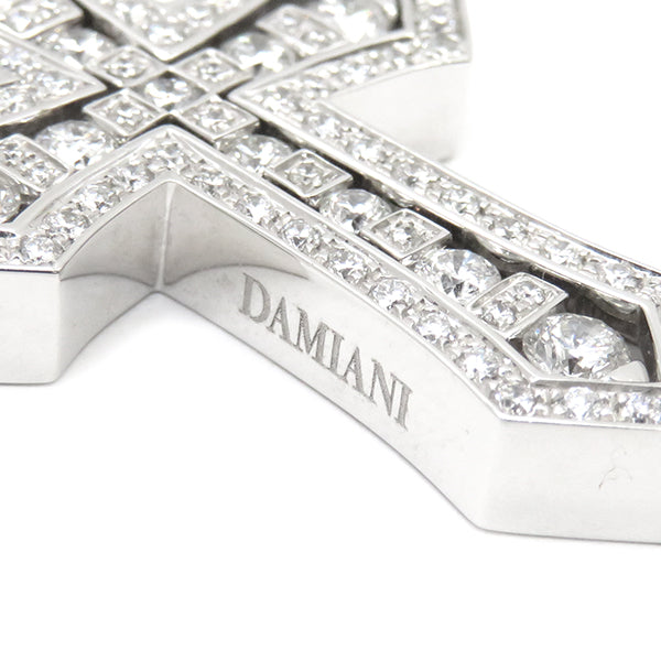 ダミアーニ DAMIANI ベルエポック クラウン M 20092691 ホワイトゴールド K18YG ダイヤモンド ネックレス 750 18金 WG クロス 十字架