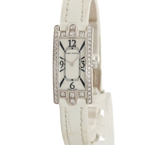 ハリーウィンストン Harry Winston アヴェニューC ミニ 332/LQWL.M/D3.1 AVCQHM16WW024 クオーツ レディース K18WG無垢 純正ダイヤ