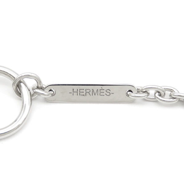 エルメス HERMES パナッシュ ペンダント シルバー メタル ネックレス 馬