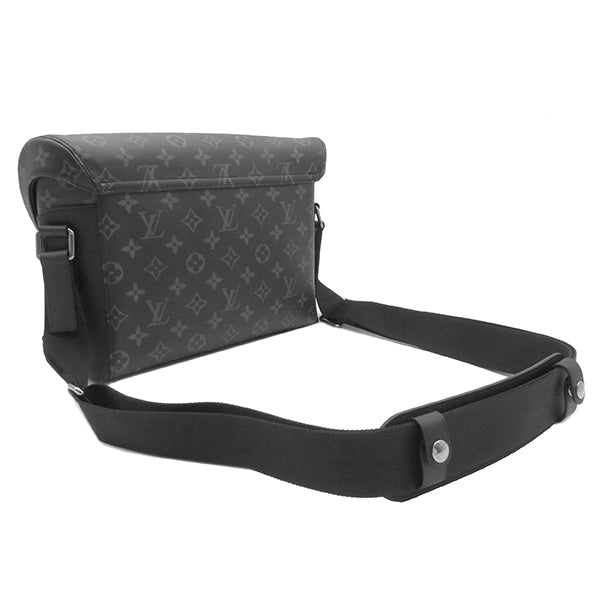 ルイヴィトン LOUIS VUITTON メッセンジャー・ヴォワヤージュ PM M40511 ブラック モノグラム・エクリプス メッセンジャーバッグ  シルバー金具 ショルダーバッグ