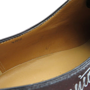 ベルルッティ BERLUTI アレッサンドロ ガレ レザー オックスフォード ブラウン ヴェネチアスクリットレザー #8 靴 カリグラフィ パティーヌ
