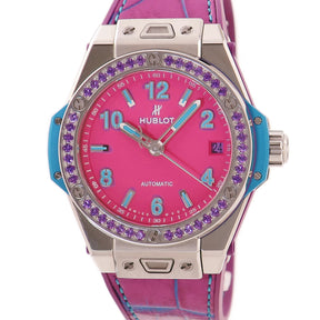 ウブロ HUBLOT ビッグバン ワンクリック ポップアート 465.SV.7379.LR.1205.POP16 自動巻き メンズ レディース 限定 2016年