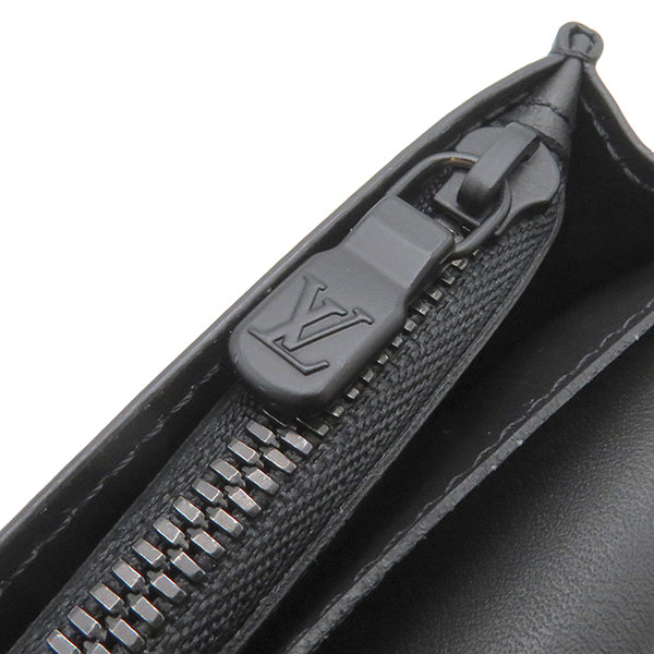 ルイヴィトン LOUIS VUITTON ポルトフォイユ ブラザ M62900 ブラック モノグラムシャドウレザー 長財布 マットブラック金具 二つ折り 黒