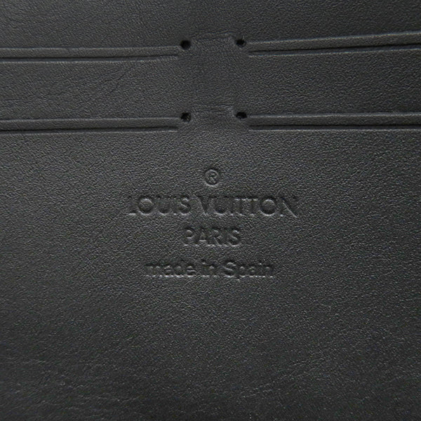 ルイヴィトン LOUIS VUITTON LVアエログラム ジッピー ウォレット M69831  ブラック グレインカーフレザー 長財布 マットブラック金具 黒 L字ファスナー