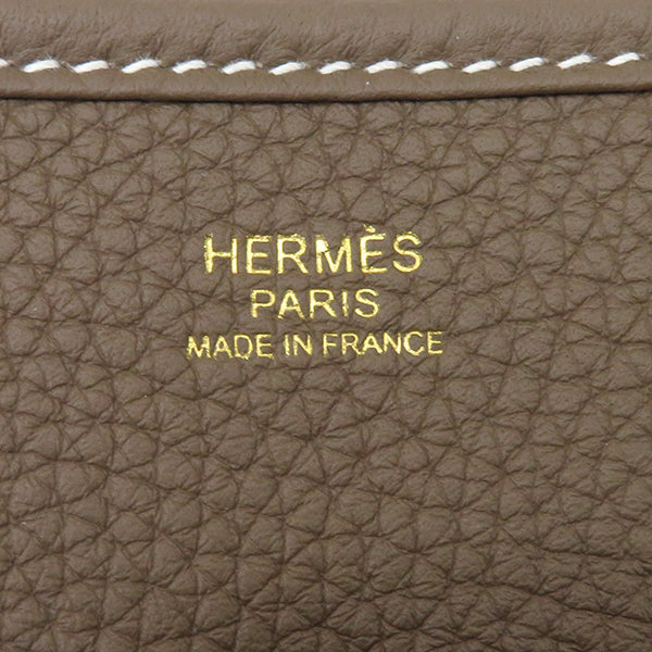 エルメス HERMES エヴリン3 PM  エトゥープ トリヨンクレマンス ショルダーバッグ ゴールド金具 グレージュ