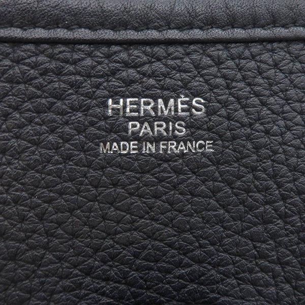 エルメス HERMES エヴリン3 PM アマゾン ブルーニュイ トリヨンクレマンス ショルダーバッグ シルバー金具 紺 ロカバールストラップ