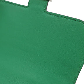 エルメス HERMES コンスタンスミニ 3 バンブー エバーカラー ショルダーバッグ シルバー金具 緑