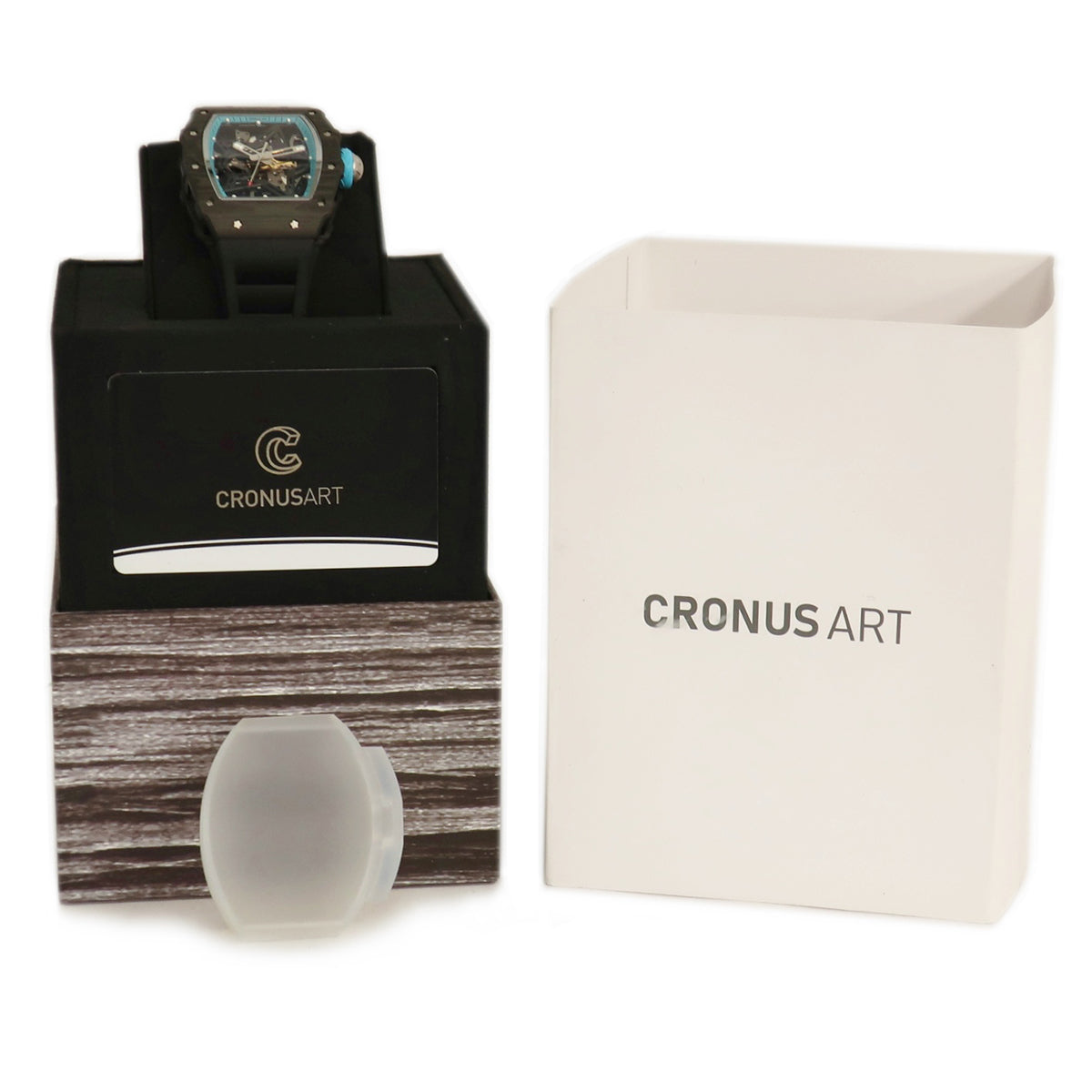 クロノスアート CRONUS ART CRONUS ART CM002 CM002 自動巻き メンズ スケルトン トノウ 星 黒 水色