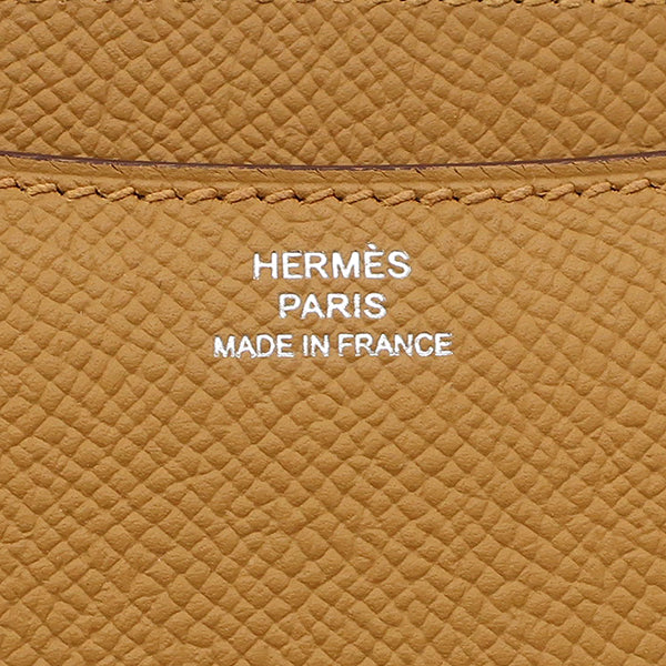 エルメス HERMES コンスタンス3 ミニ ミロワール セサミ ヴォーエプソン ショルダーバッグ ブラック金具 新品 未使用 茶 ラッカー金具