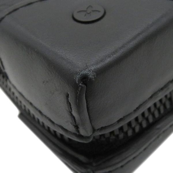 ルイヴィトン LOUIS VUITTON ソフトトランク・ウォレット M80224 ブラック トリヨンレザー ショルダーバッグ マットブラック金具 黒  ショルダー ラウンドファスナー 財布