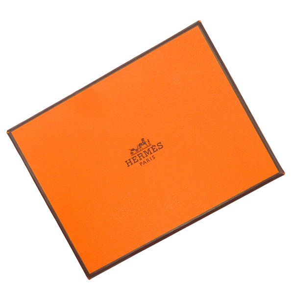 エルメス HERMES Hエキップ ペンダント ポレア バッファローホーン レザー ネックレス シルバー金具 赤茶 黄色 水色 茶