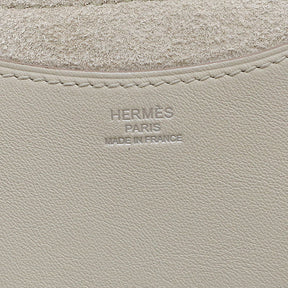 エルメス HERMES インザループ 18 べトン トリヨンクレマンス スイフト ハンドバッグ シルバー金具 新品 未使用 白