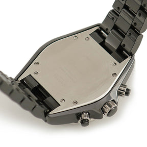 シャネル CHANEL J12 クロノグラフ H0940 自動巻き メンズ 黒セラミック ダイヤ アラビア