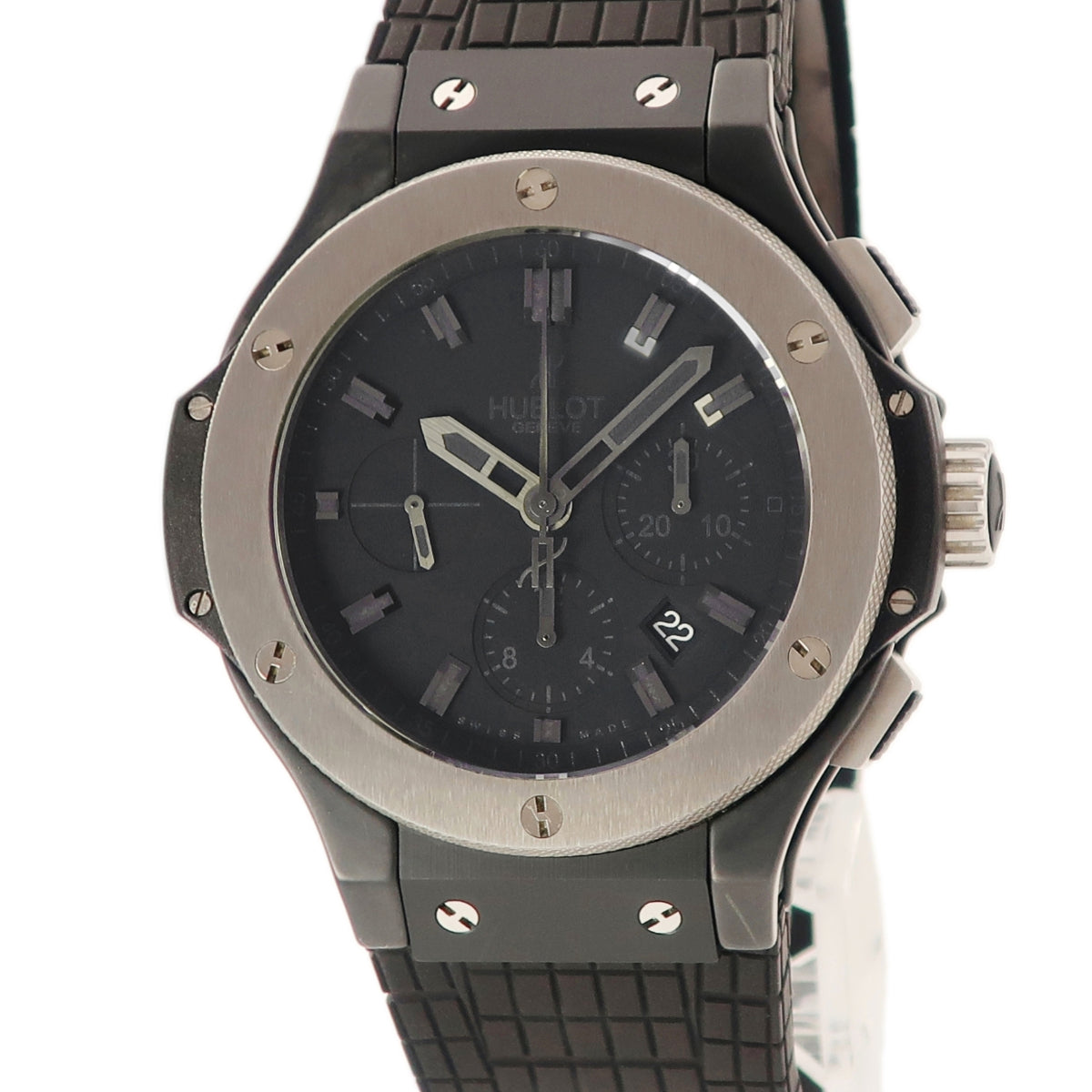 ウブロ HUBLOT ビッグバン エボリューション アイスバン 301.CK.1140.RX 自動巻き メンズ 黒 アイスストーム 2010年