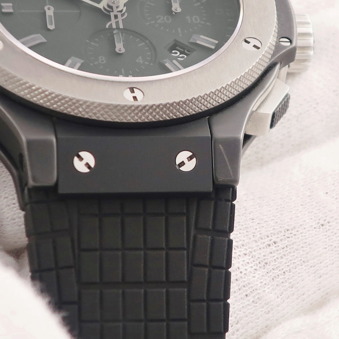 ウブロ HUBLOT ビッグバン エボリューション アイスバン 301.CK.1140.RX 自動巻き メンズ 黒 アイスストーム 2010年