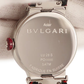 ブルガリ BVLGARI ルチェア LUVCHEA LU28S 102608 クオーツ レディース 純正ダイヤ シェル