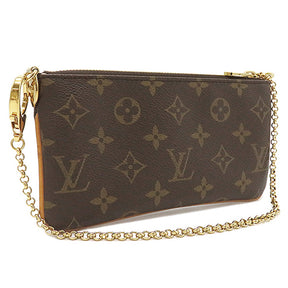 ルイヴィトン LOUIS VUITTON ポシェット ミラ MM M60094 モノグラム モノグラムキャンバス アクセサリーポーチ ゴールド金具 茶