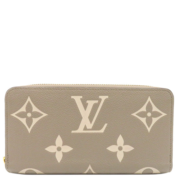 ルイヴィトン LOUIS VUITTON ジッピー ウォレット M69794 トゥルトレール×クレーム バイカラーモノグラムアンプラント 長財布 ゴールド金具 ラウンドファスナー ジャイアントモノグラム