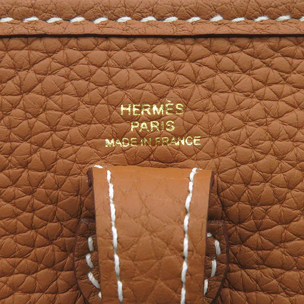 エルメス HERMES エヴリンTPM ゴールド トリヨンクレマンス ショルダーバッグ ゴールド金具 新品 未使用 茶