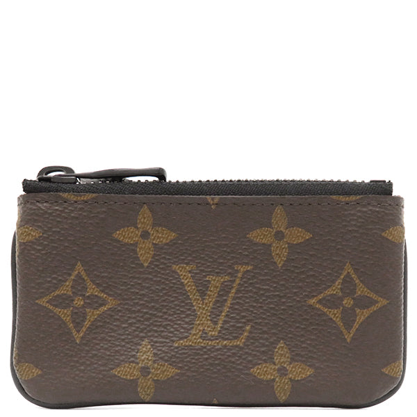 ルイヴィトン LOUIS VUITTON ポシェットクレ ソーラーレイ M44487  モノグラム×オレンジ モノグラムキャンバス コインケース ブラック金具 ヴァージル アブロー 茶