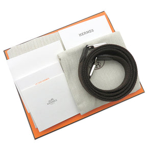 エルメス HERMES エヴリンTPM アマゾン エベンヌ フェルト スイフト ショルダーバッグ シルバー金具 茶