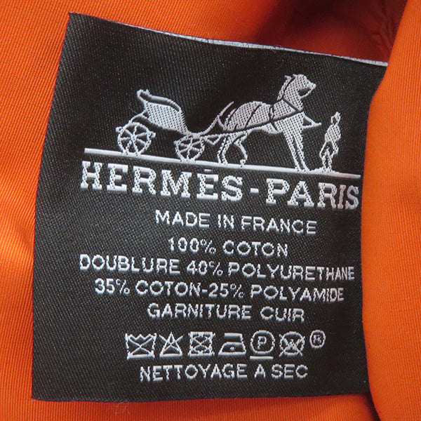 エルメス HERMES ボリードポーチ ミニミニ ハイビスカス コットン ポーチ シルバー金具 新品 未使用