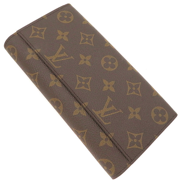 ルイヴィトン LOUIS VUITTON ポルトフォイユ サラ M60531 モノグラム モノグラムキャンバス 長財布 シルバー金具 茶 二つ折り 新品 未使用