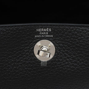 エルメス HERMES リンディ ミニ 20 ブラック トリヨンクレマンス ショルダーバッグ シルバー金具 新品 未使用 黒