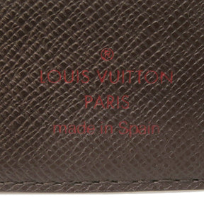 ルイヴィトン LOUIS VUITTON ポルトフォイユ マルコ N61675 ダミエエベヌ ダミエキャンバス 二つ折り財布 茶 二つ折り