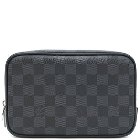 ルイヴィトン LOUIS VUITTON トゥルース・トワレ PM N47522 ダミエグラフィット ダミエグラフィットキャンバス ポーチ シルバー金具 黒  ポーチ 新品 未使用