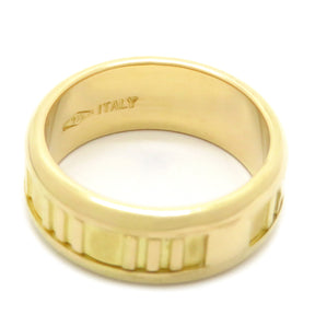 ティファニー Tiffany & Co アトラス イエローゴールド K18YG リング 指輪 T&Co. 750